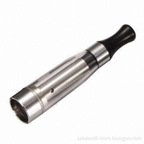 Electronic cigarette atomizer with two liquid holes & no wick